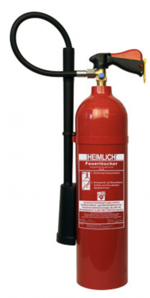 HEIMLICH® 5kg CO2 Kohlendioxid Feuerlöscher Antimagnetisch ALU CD 5 AM-2 für MRT